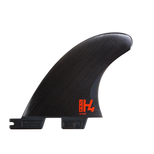 FCS II H4 QUAD REAR FIN SET (CARBON FIBRE) MEDIUM